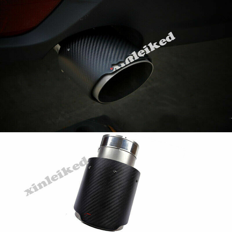 for Mazda 3 Axela Sedan 2014-18 Carbon Steel Rear Exhaust Tip Muffler Pipe Trim