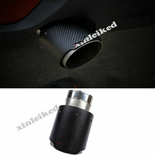 for Mazda 3 Axela Sedan 2014-18 Carbon Steel Rear Exhaust Tip Muffler Pipe Trim