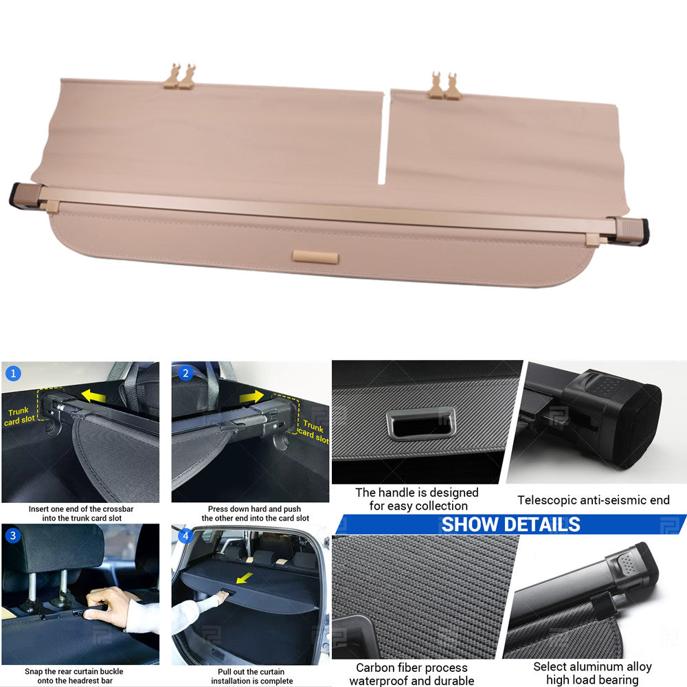 for Lexus RX RX350 RX450H 2010-2015 Rear Trunk Security Cargo Cover Shade Shield n