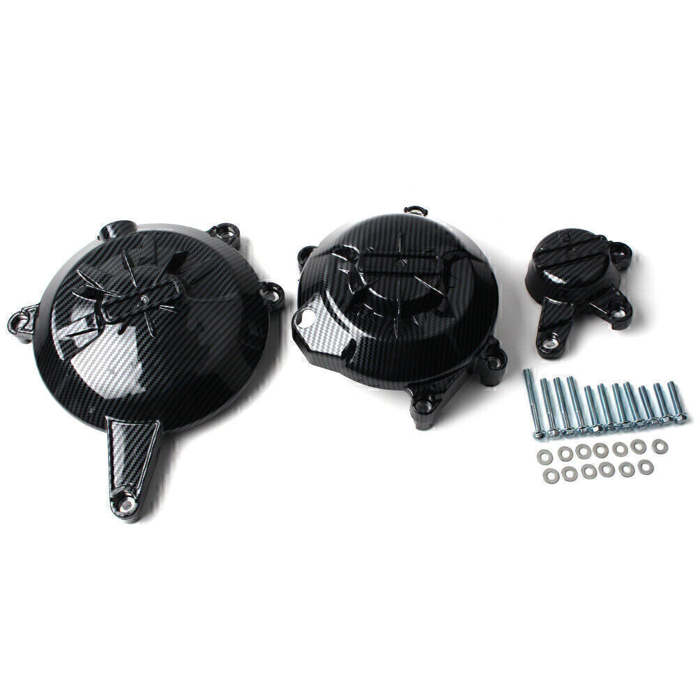 for kawasaki -Z650 17-2020 Carbon Fiber Engine Case Cover Slider Protector Case Q