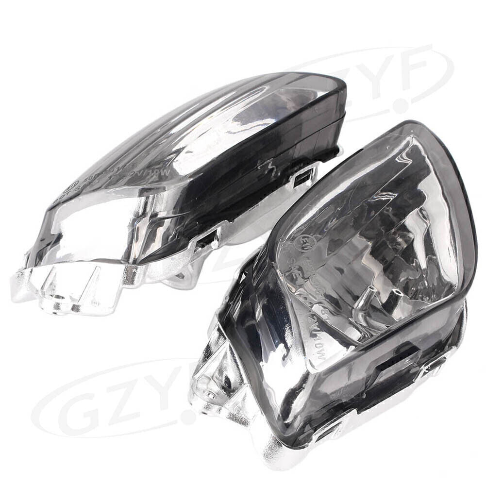 2x Turn Signal Blinker Lamp with Clear Lens Cover for Honda CBR1100XX 1997-06 05