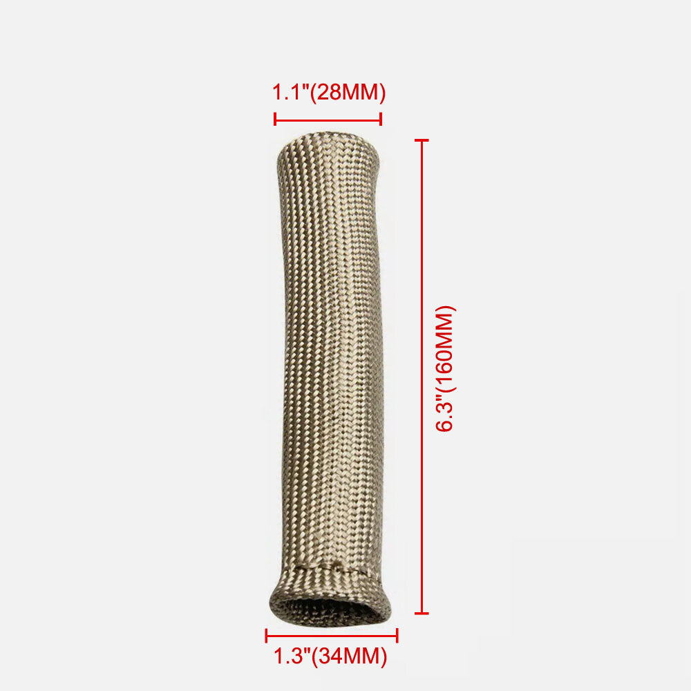 8 PCS Synthetic Spark Plug Wire Boots Protector Sleeve Heat Shield Cover Q