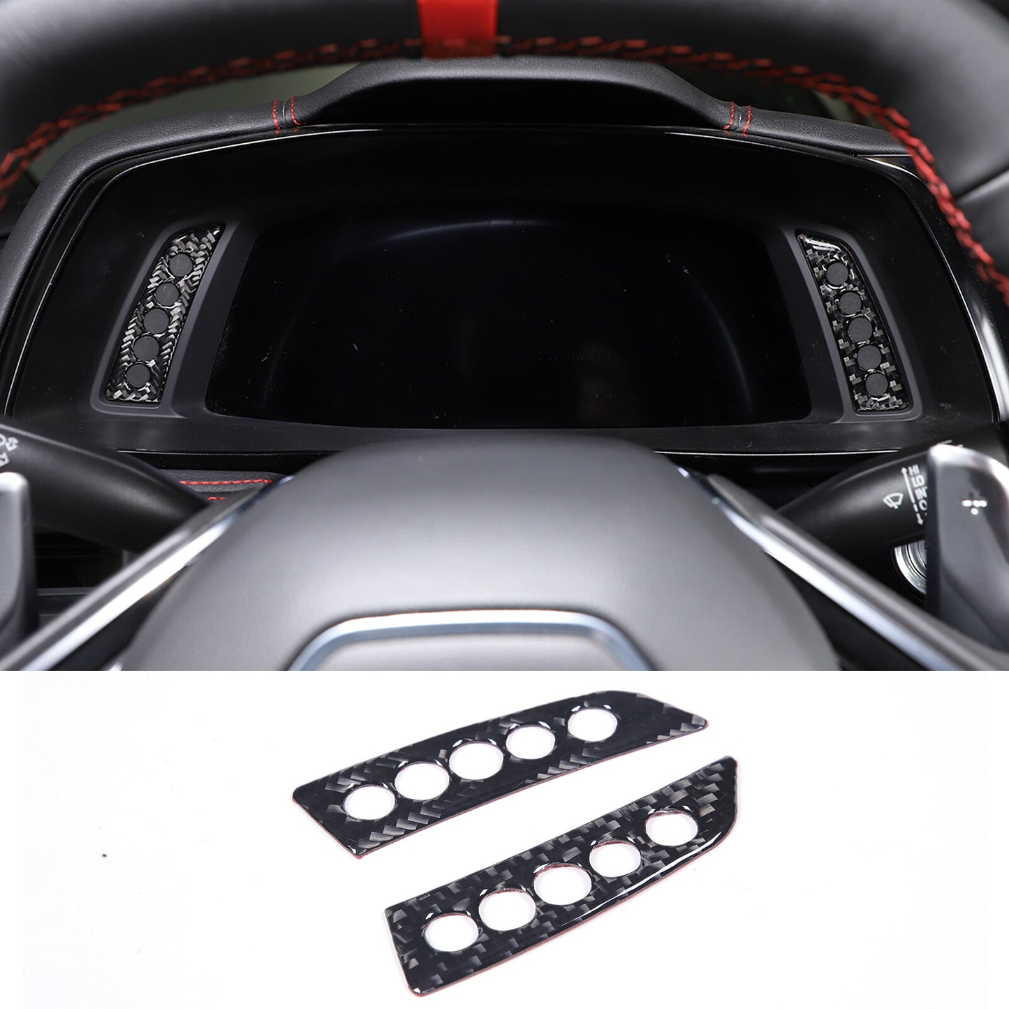 For 2016-2022 for Tacoma Cool Black Side for Smart Key Door Handle Covers Trims- v