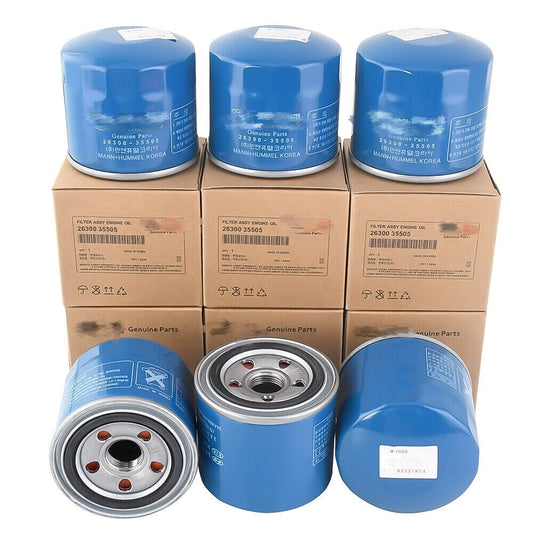 HOT New 6 PACK Engine Oil Filter FIT for Hyundai for Kia 97-22 2630035505 Q