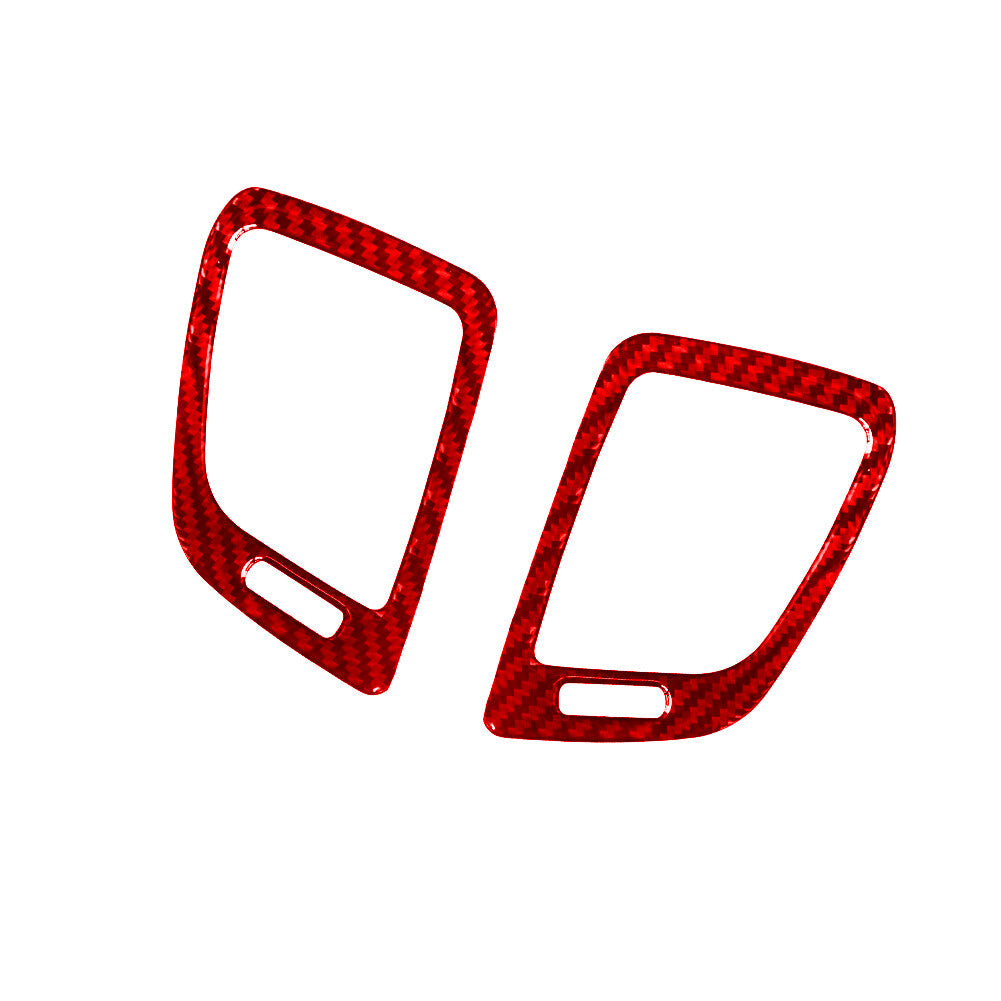 Red Power Socket Trim Panel Carbon Fiber Interior For FJ Curiser 2007-21 v