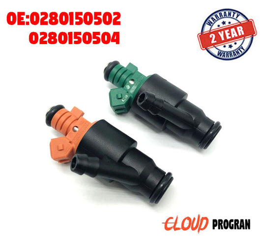 Set of 2 Fuel Injector 0280150502 0280150504 Fit For 95-02 for Kia 2.0L NEW v