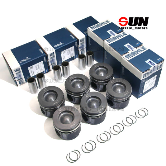 6-Piece Equipment Manufacturer Piston and Ring Kit for Land Rover Discovery for Jaguar Diesel 306DT 3.0 V6