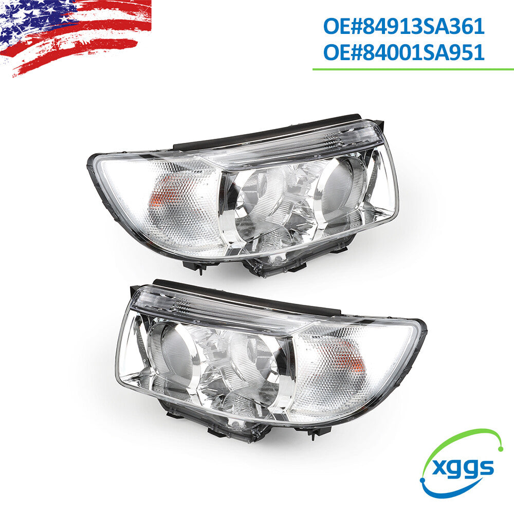 Pair 84001SA951 for Subaru Forester X XS SG SG9 20-07 Head Light Lamp 84913SA361 Q