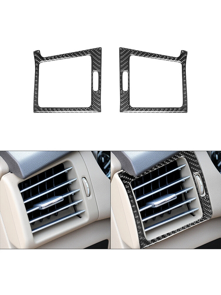 4X Red Carbon Fiber Iinner Door Panel Cover Trim For Highlander 2008-2013 v