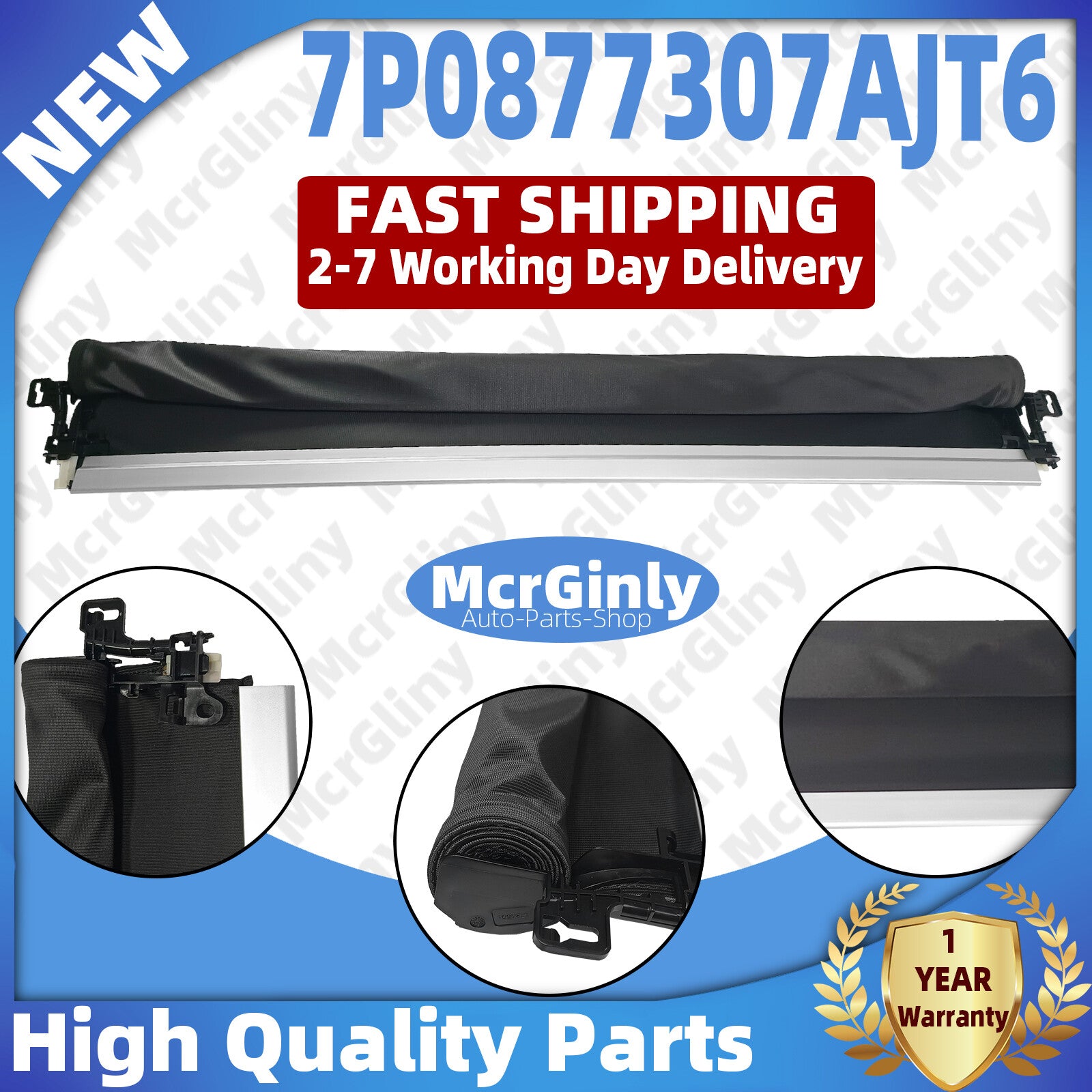 Sunroof SunShade Protective Case 7P0877307AJT6 is suitable for Touareg 2015-2018 and for Cayenne . n