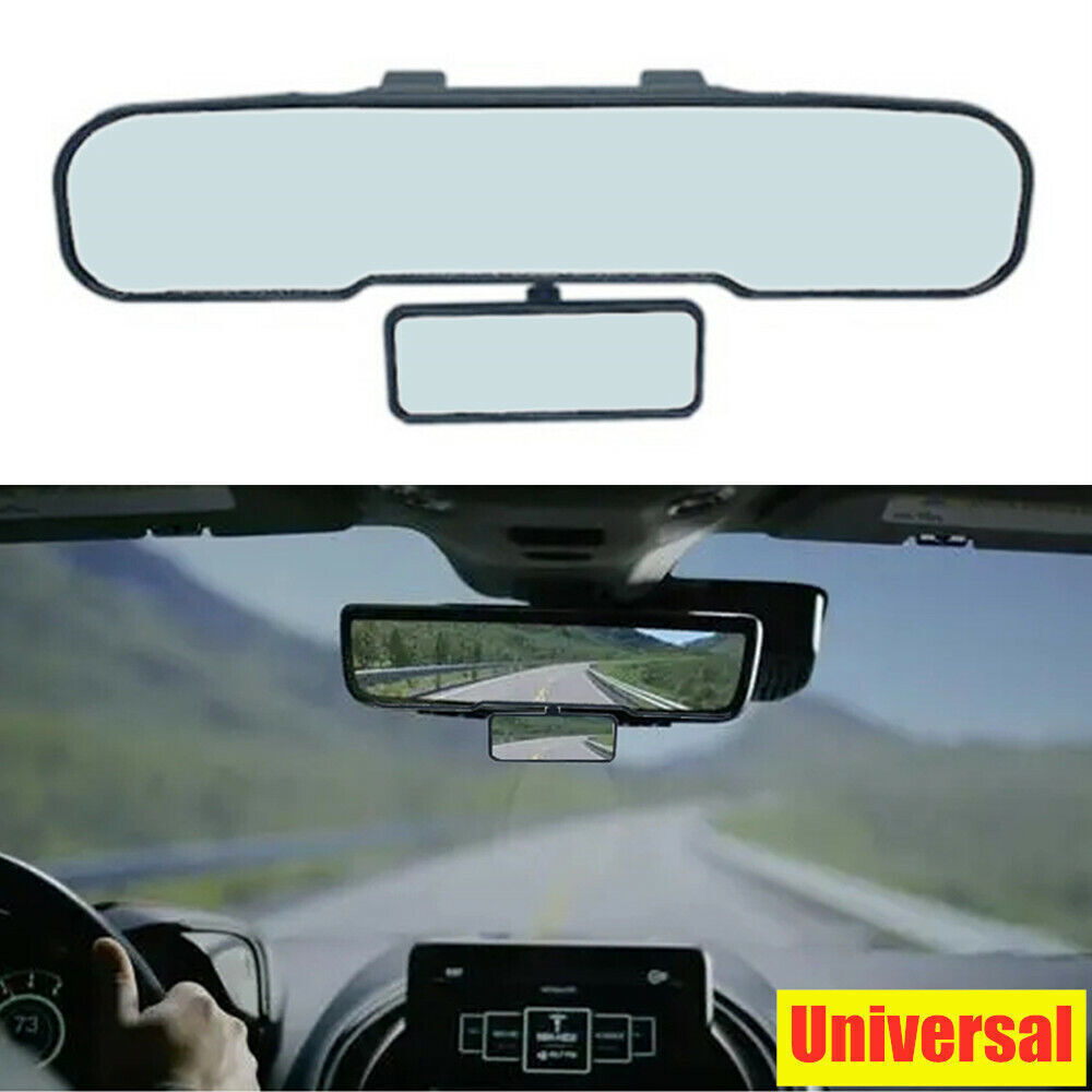 General Motors Truck SUV Wide Flat Interior Rearview Mirror with Blue - n