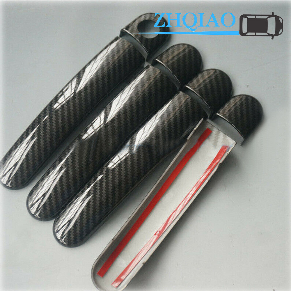Carbon Fiber Side Door Handle Covers Trim Fit for Tiguan 09-14