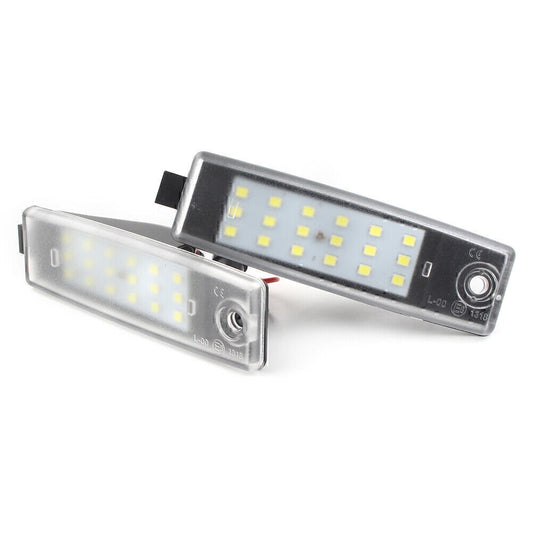 Fit for Toyota Hiace H200 Rav4 Vanguard 2x White LED Rear License Plate Light Q