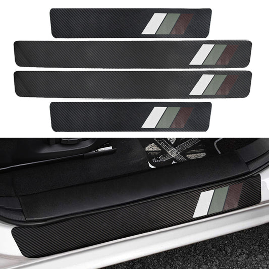 4pcs for Toyota Tundra Cab Pickup Door Sill Plate Protector Anti Scratch Covers