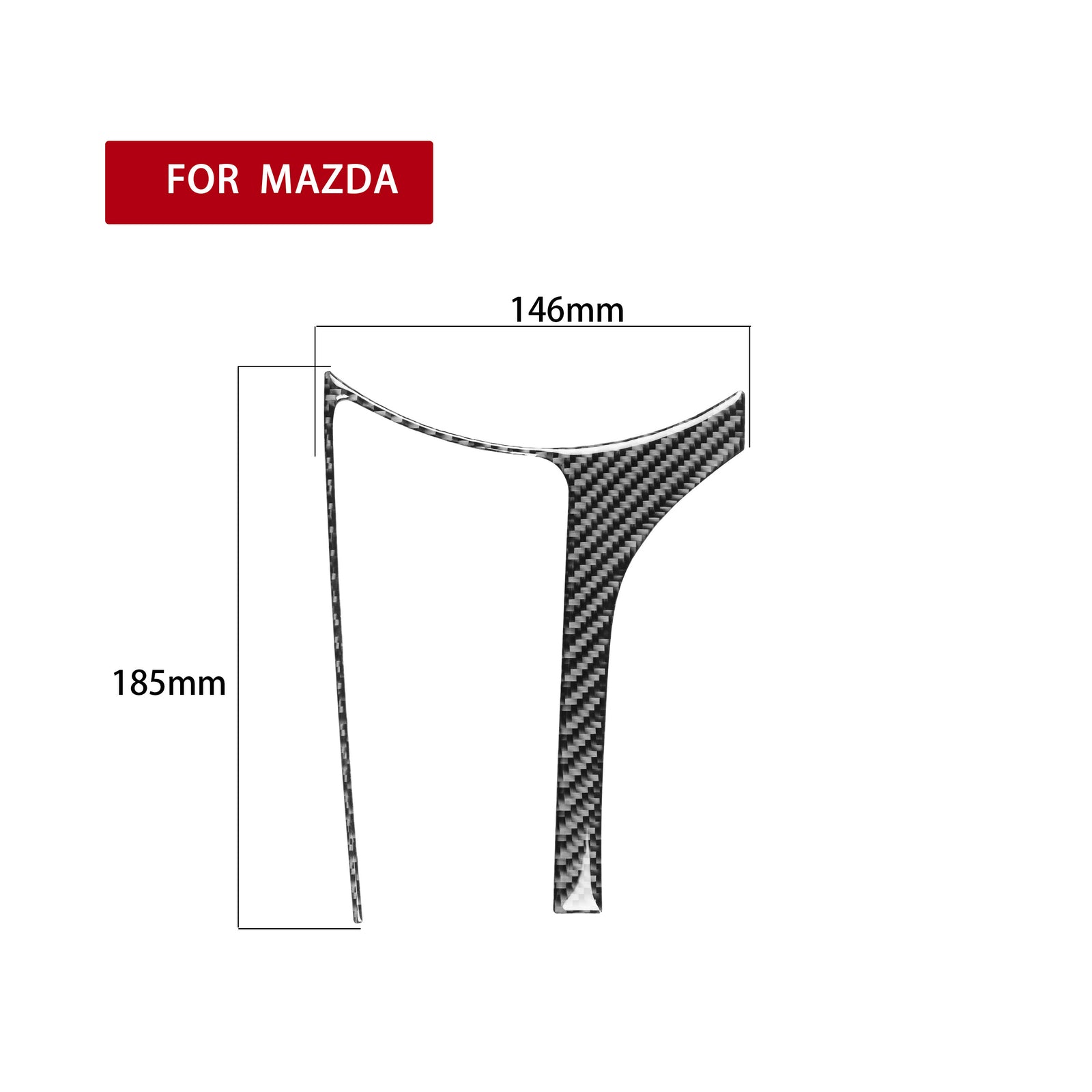 Red 3Pcs Reading Light Panel Trim Cover Carbon Fiber For 350Z 2006-2009 v