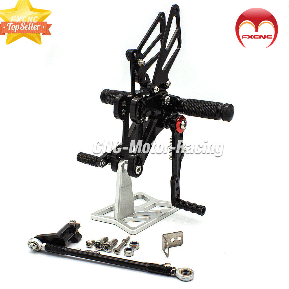 CNC rear wheel footrest for Honda CBR650F 2014-2016, 2017-2018 models.