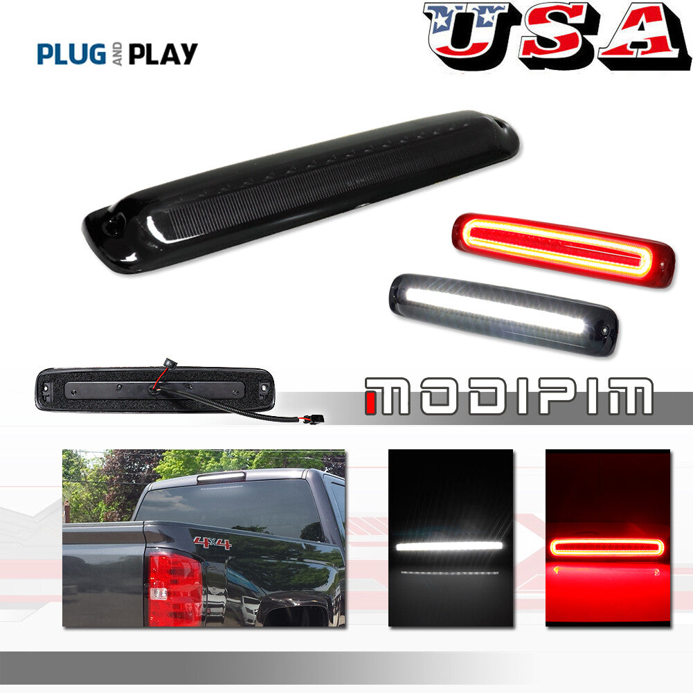 Led 3RD Third Tail Brake Cargo Light for 99-07 for Silverado / for GMC for Sierra - v