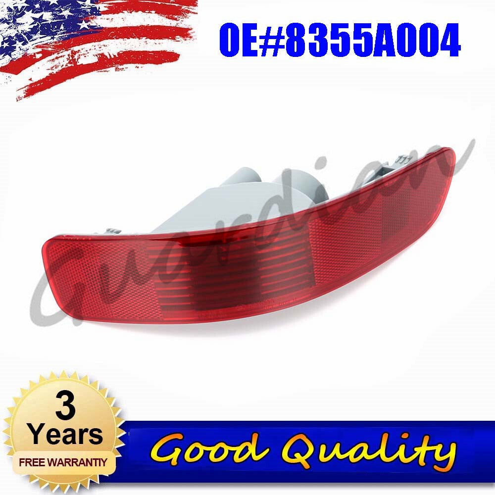 Right rear bumper reflector tail section 8355A004 suitable for Mitsubishi Outlander for Citroen