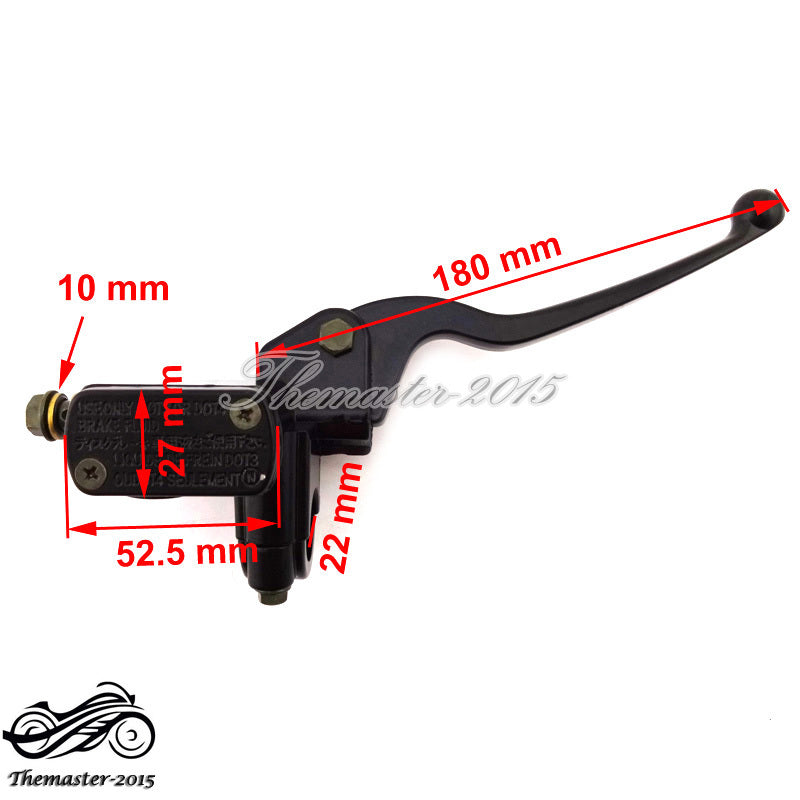 Front Right Hand Master Cylinder Brake Lever For Chinese Pit Dirt Bike ATV Quad Q