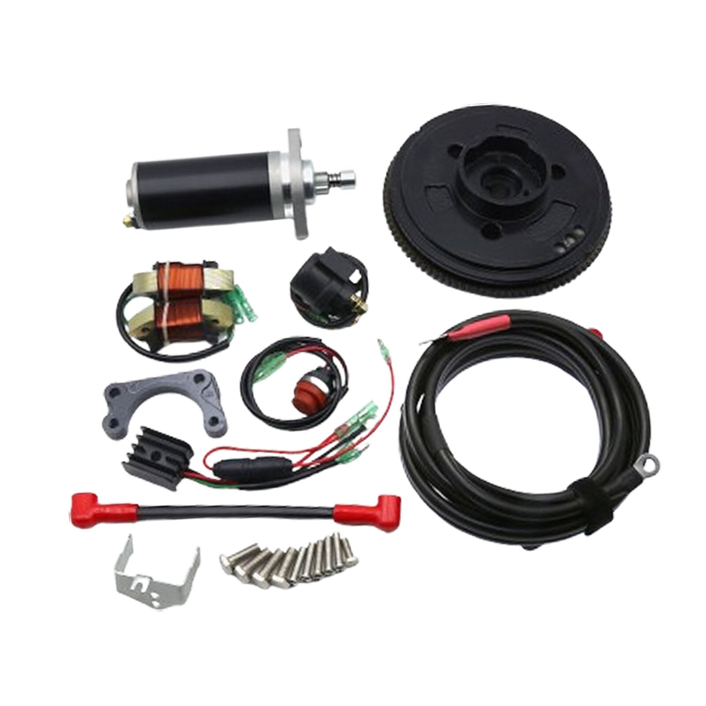 1set Electrical start conversion For Mercory 4 Stroke 9.9HP Outboard Motor Q