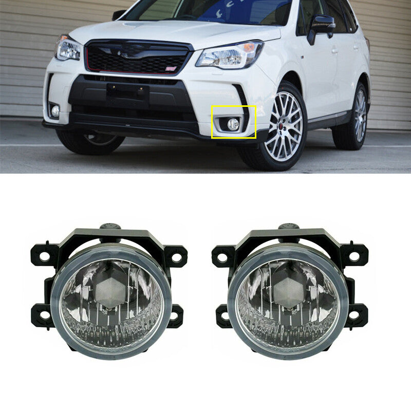A pair of fog light running light strips/assist lights for Subaru Forester 2016 - 2018