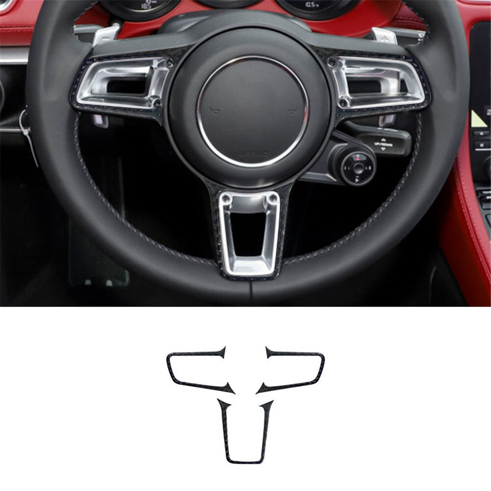 Red Carbon Fiber Gear Shift Outer Frame Trim for Honda Ridgeline 2017-2020 TypeA v