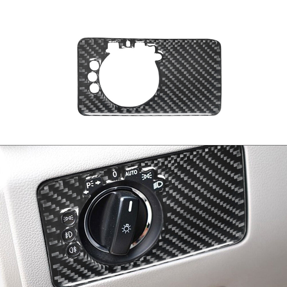 2X For Tacoma Carbon Fiber Interior Front Door Panel Cover Trim 2016-2021 v