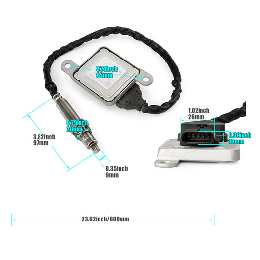 The new oxygen sensor is compatible with for Volvo S40, S60, S80, XC60, XC70, XC90, for Land Rover LR2, and model MHK500910.