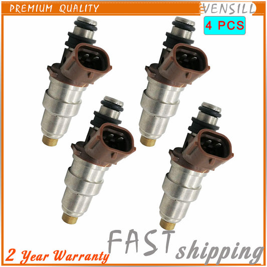 Set of 4X Fuel Injector 23250-75050 for Toyota 4Runner Tacoma T100 2.7L L4 95-00