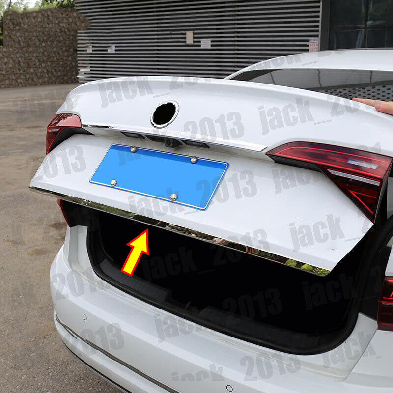 for Volkswagen for Jetta 2019-2022 Steel REAR TRUNK TAIL GATE DOOR LID COVER TRIM