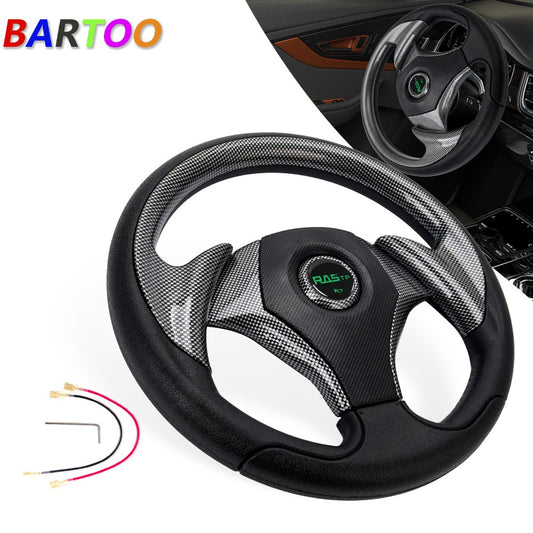 12.5 Carbon Fiber for Golf Cart Steering Wheel For EZGO TXT RXV for Yamaha and Club Car Q