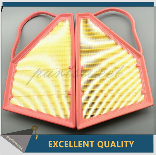 New Air Filter Set 3W0129620B 3W01290C for Bentley GT GTC Flying Spur W12 Engine