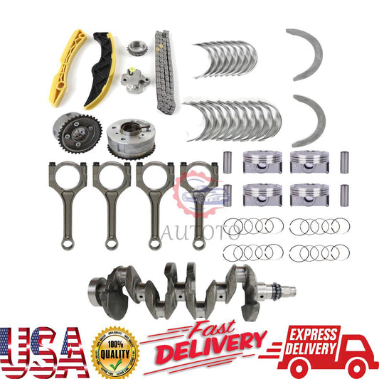 G4FD Engine Overhaul Rebuild Kit Crankshaft +Timing For 1.6L for Hyundai for Kia for Elantra
