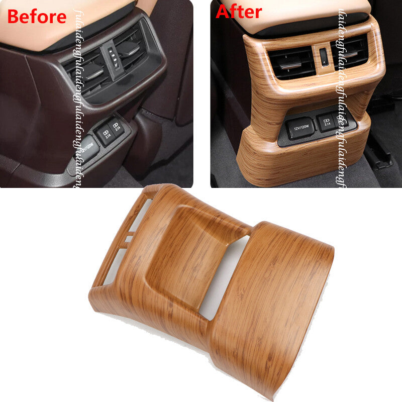 for Lexus ES350/300h/250 2019-2022 Wood grain Rear Air Outlet Vent Cover Trim