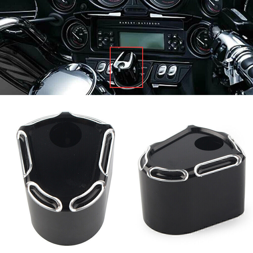 Cut Z¨¹ndschlossabdeckung f¨¹r for Harley Touring Street Road Glide 2007-2013 Black