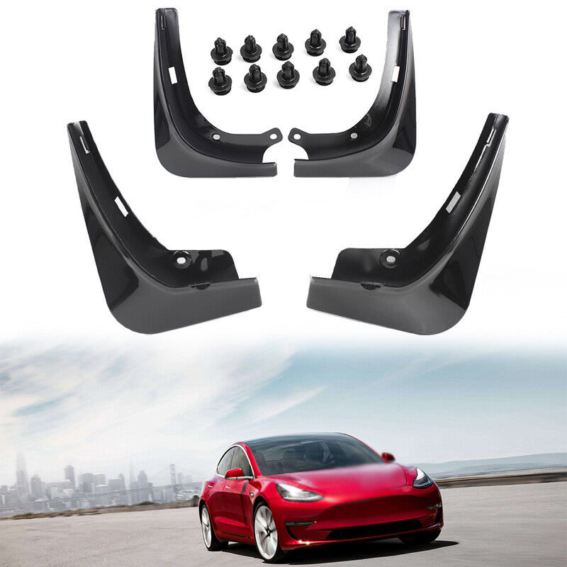 US Car Mud Flaps Splash Guards Modified Fender Flares Cover Screws ¡Á4PCS Parts v