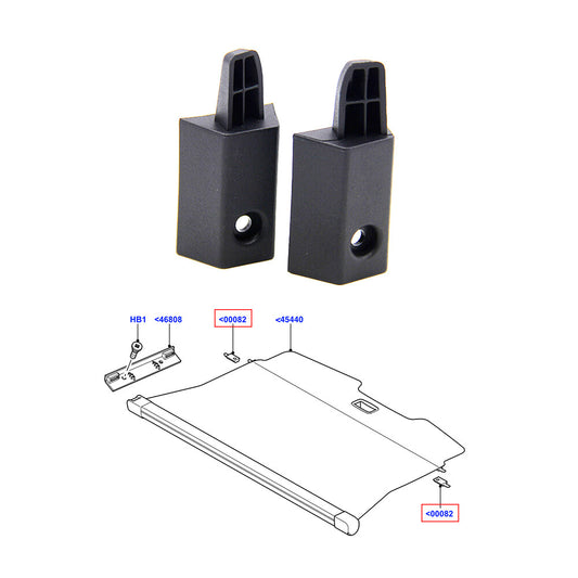 1Pair Loadspace Cover Retainer No Screw for Range Rover Sport 05-13 Freelander 2 Q