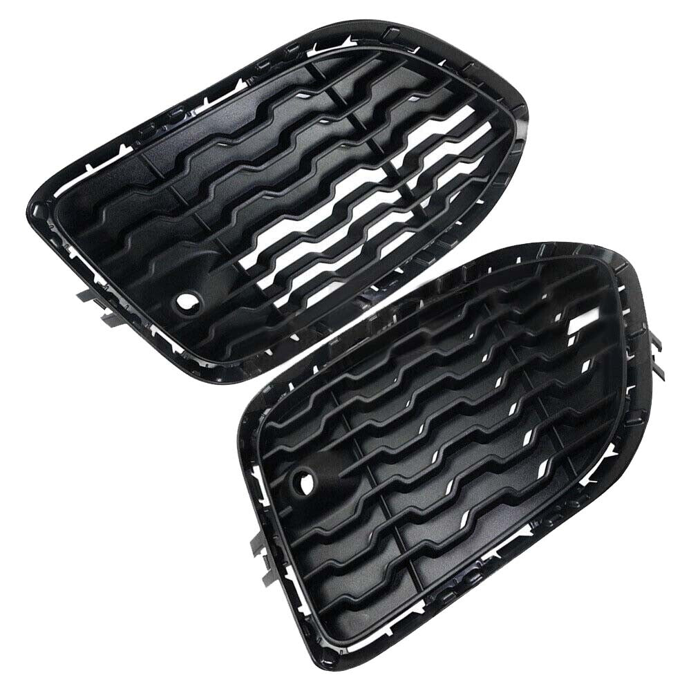 1. Double front bumper noodle grille for X3 xDrive35i 2015 - 2017 and X4 2015 - 2018. n
