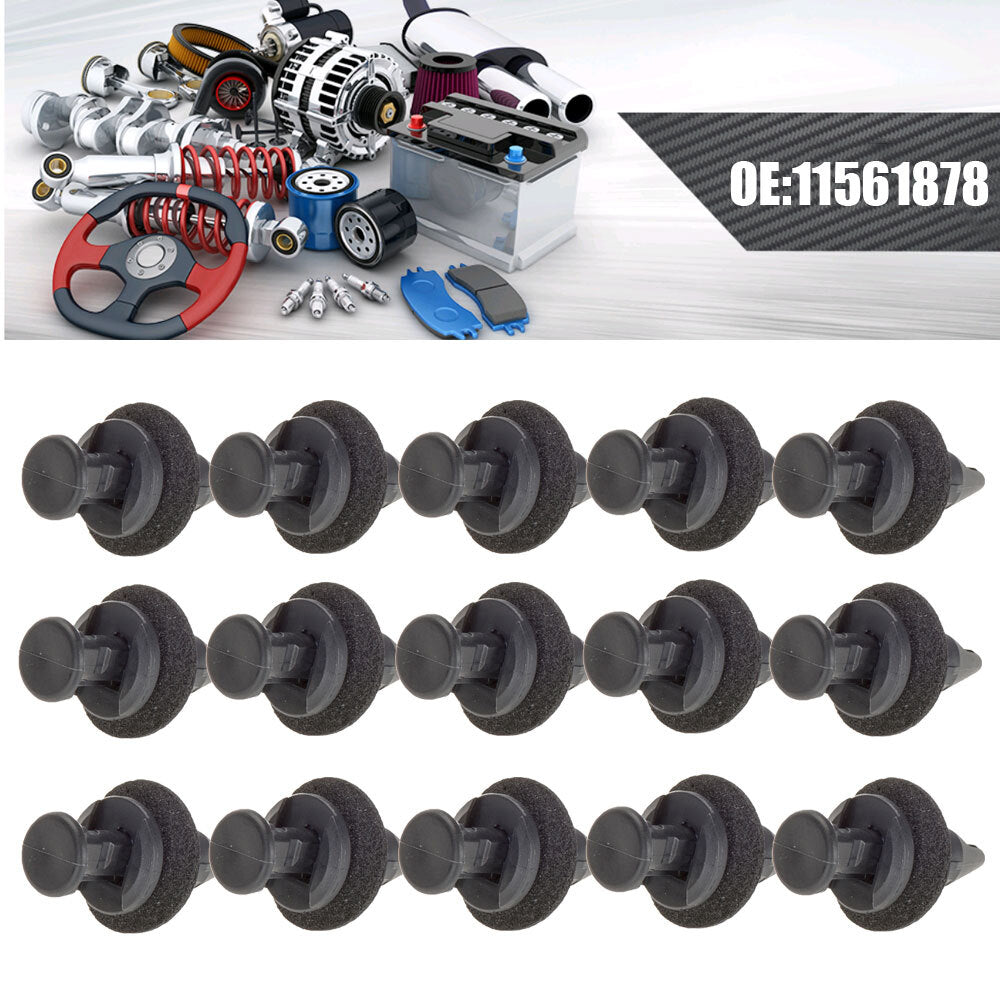 50x Radiator Core Support Upper Panel Cover Retainer Nylon Clips For Vehicle Car