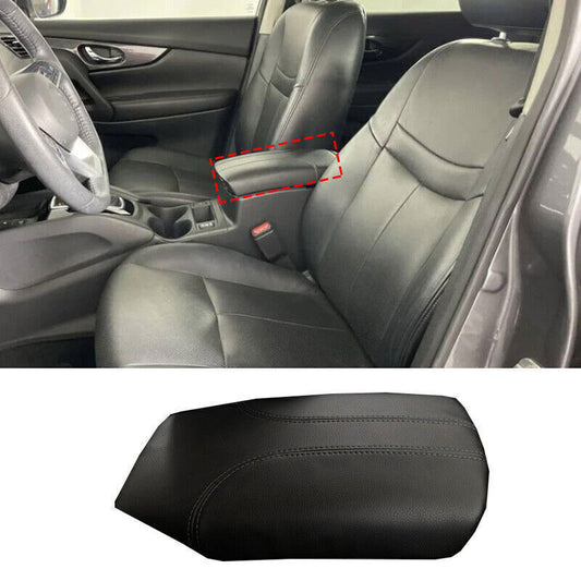 for Nissan Rogue 17-2020 PU Leather Central Console Armrest Box Trim Holster 1P