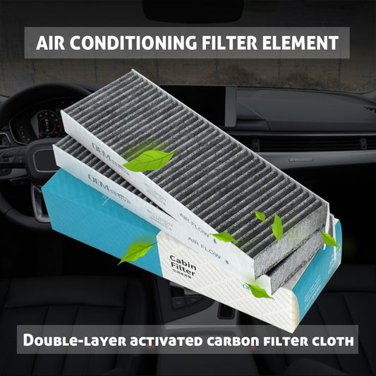 2PCS Car Pollen Cabin Air Filter for Citroen C4 Picasso Berlingo DS5 Grand new Q