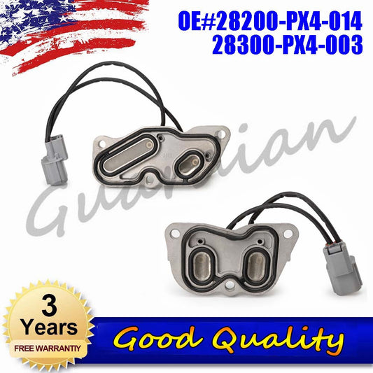 28200-PX4-014 and 28300-PX4-003 shift control and locking solenoids are suitable for Honda Odyssey.