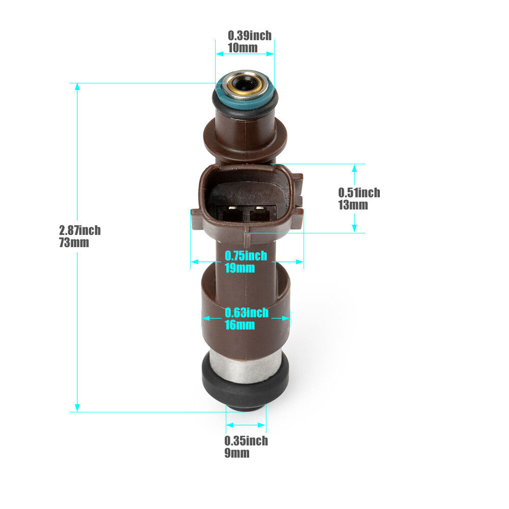 8-piece fuel injector for Tendera 4.7L (2005, 2006, 2007, 2008, 2009) 02583146970- n