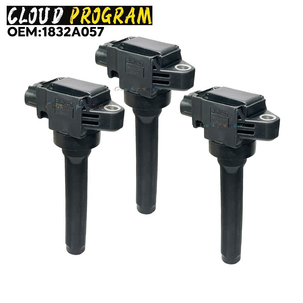 3PCS Ignition Coils 1832A057 For 15-2019 Mirage K10 1.2L 3 Cylinder n