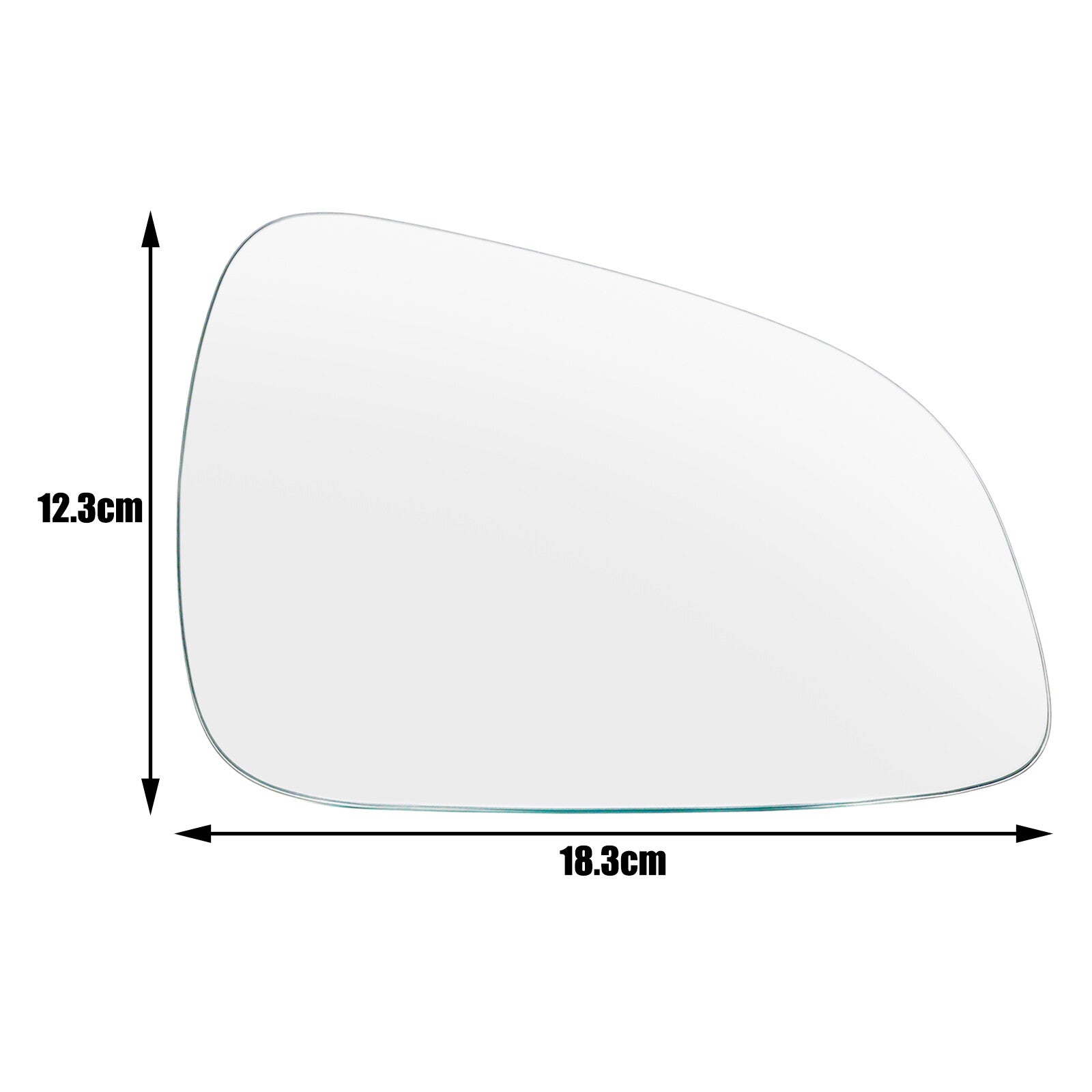 Right Passenger Side Mirror Glass for Vauxhall Astra H MK5 Facelift 2009-11 Q