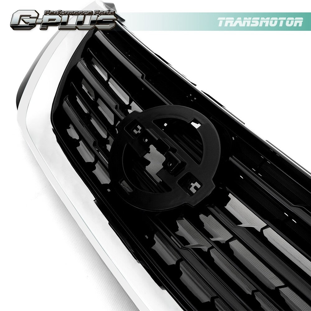 Fits 2016 - 2018 for ALTIMA SEDAN 4-DOOR FRONT BUMPER UPPER GRILLE for CHROME- v