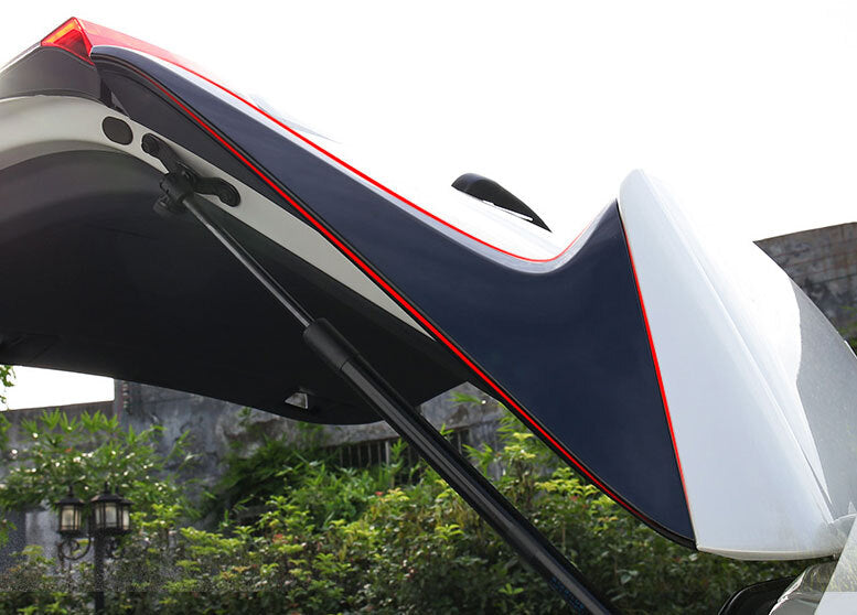 Bright Black Rear Flank Spoiler Wing Flap 2PCS for Toyota RAV4 2019-2021 2022