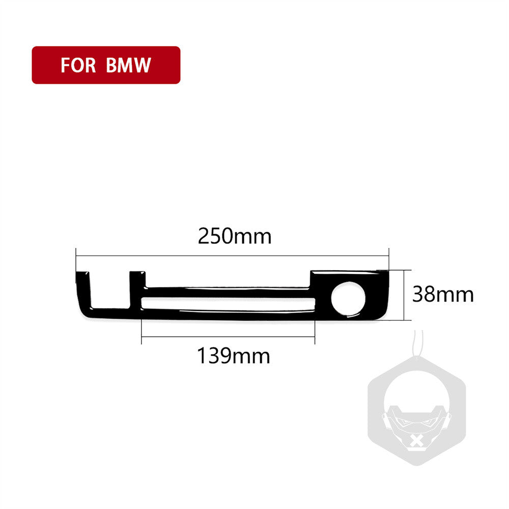 Gloss Black Central Control CD Uper Panel Cover Fit for BMW 3 Series E46 1998-05