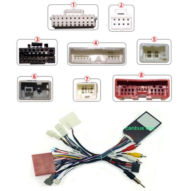 16-pin stereo radio wiring harness with CANbus box for Mazda 6 2013 CX-5 2012-2015 n