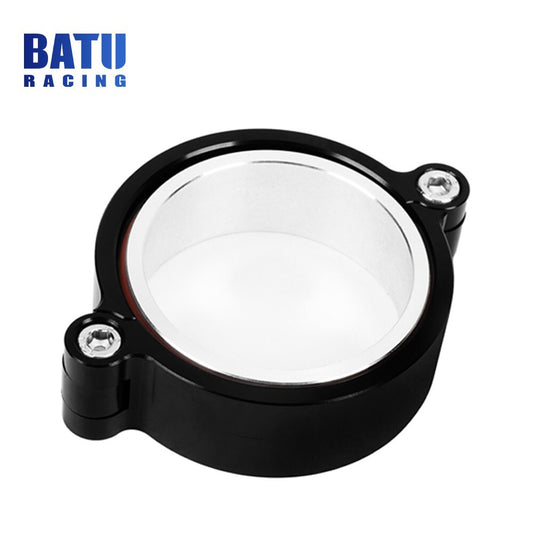 Black 3/76mm Aluminum V-Band Clamp+Flange Kit for Intercooler Intake Pipes
